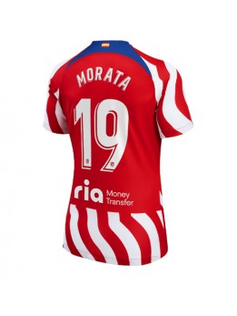 Atletico Madrid Alvaro Morata #19 Heimtrikot für Frauen 2022-23 Kurzarm